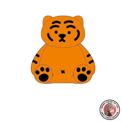 NEW Keikan Panny MUZIK TIGER Muzik Tiger Plush TOFFEE Sitting H from JAPAN