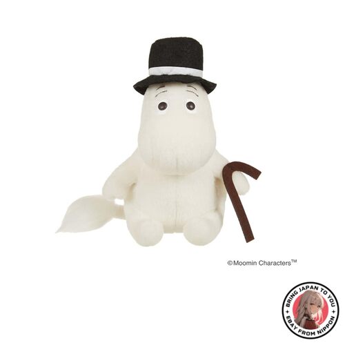 NEW Babiring hand plush toy Moomin Papa 572052 from JAPAN