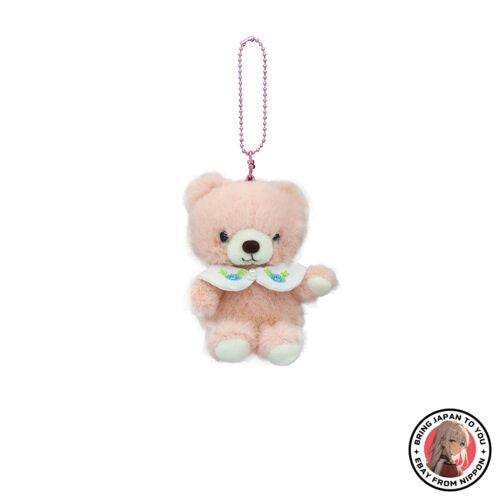 NEW Take Off Bear Cub Drop Plush Keychain Retro pastel colored  from JAPAN