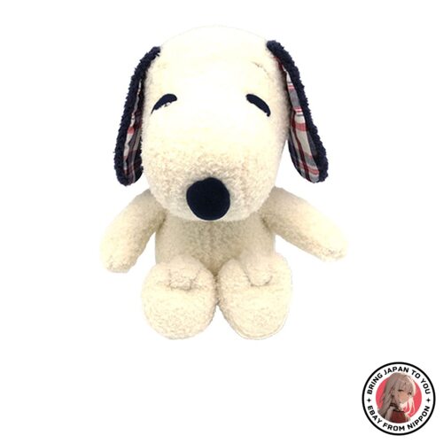 NEW Nakajima Corporation Blueberry Check Snoopy S Plush toy 172 from JAPAN