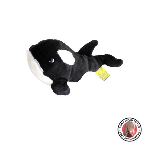 NEW Sun Lemon Fluffy Shach whale S 10 × 10 × 10cm Plush animal  from JAPAN