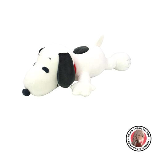 NEW Nakajima Corporation Peanuts Snoopy Soft Nesoberi Plush Toy from JAPAN