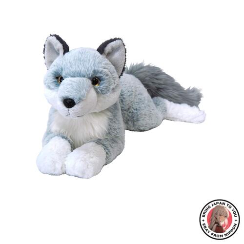 NEW Sun Lemon knee wolf M 22.5 × 9 × 44.4cm Plush animal Animal from JAPAN