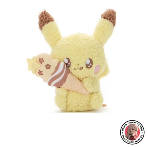 NEW Pocket Piece Plush toy (Sweets Ver.) Pikachu Plush height a from JAPAN