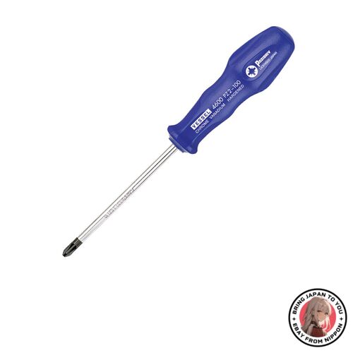 NEW VESSEL POZIDRIV Screwdriver PZ2 (Japan Import) from JAPAN