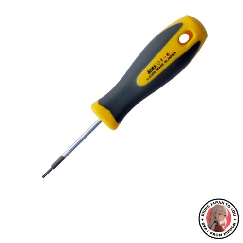 NEW ANEX Screwdriver Hex Robe T6x50 with Hole No. 6300 from JAPAN