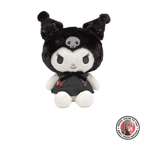 NEW Nakajima Corporation Sanrio Characters Kuromi x Edwin Plush from JAPAN