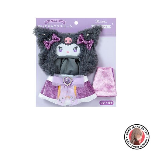 NEW SANRIO Plush Costume Enjoy Idol Kirakira Kuromi Doll Access from JAPAN