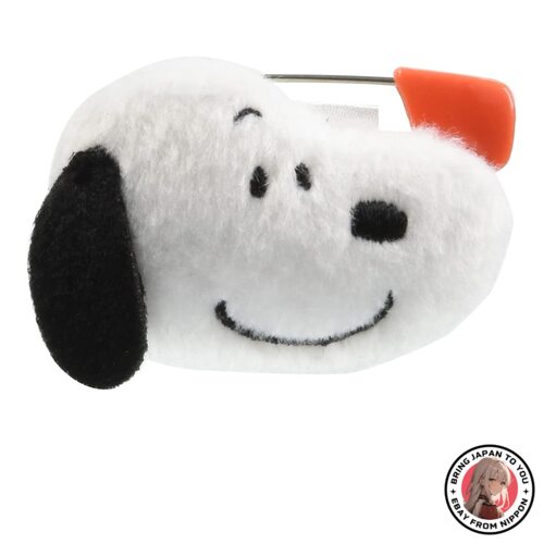 NEW Sekiguchi (SEKIGUCHI) PEANUTS Plush Badge Snoopy from JAPAN