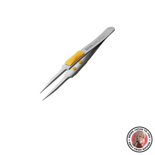 NEW ANEX No.214 Stainless Steel Tweezers with Rubber Grip  Ultr from JAPAN