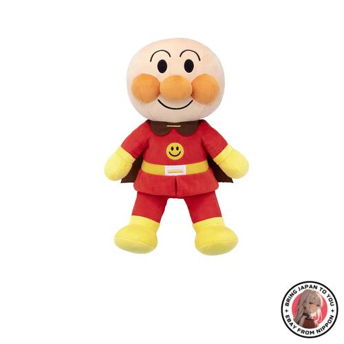 NEW Anpanman fluffy Smile Plush Migiri L Anpanman from JAPAN