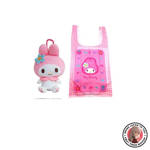 NEW Nakajima Corporation Plush Eco Bag Kao Hana My Melody 19356 from JAPAN