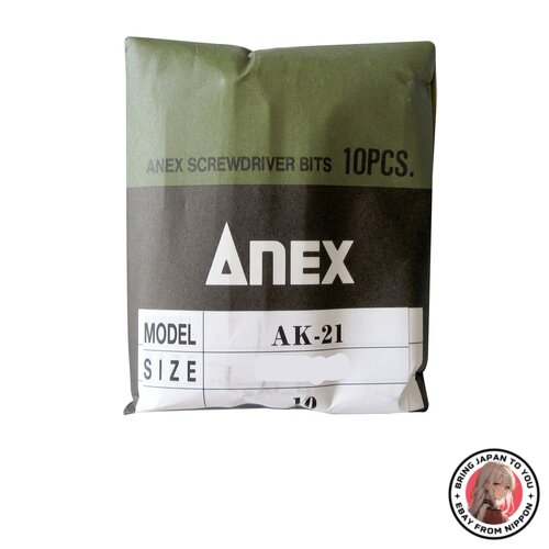 NEW ANEX Bit Single Head Manual Impact Bit 8mm Hexagon +2x36 10 from JAPAN