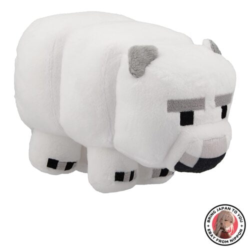 NEW Keikan Panny MINECRAFT Plush toy (four legs) Polar bear MCT from JAPAN