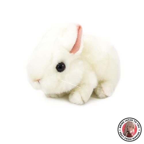 NEW Riku Yoshitoku Naka Motomota Plush Rabbit Rabbit White 1804 from JAPAN