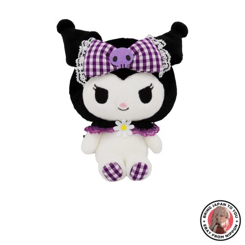 NEW Nakajima Corporation Gingham Angel Plush Kuromi 180056-23 from JAPAN