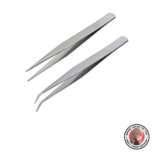 NEW ANEX Tweezers Stainless Steel AA Type 125mm Set of 2 Straig from JAPAN