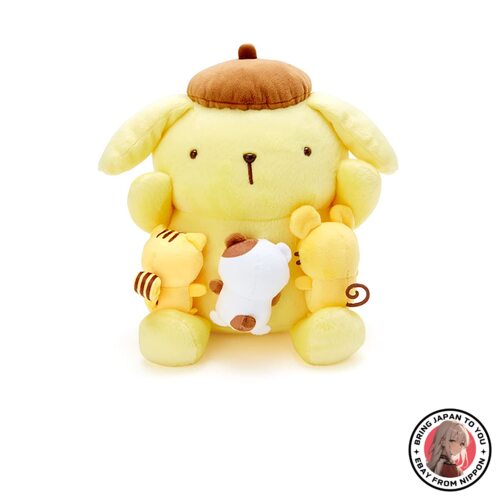 NEW Sanrio Pompompurin Plush toy (Team Pudding) 124141 from JAPAN