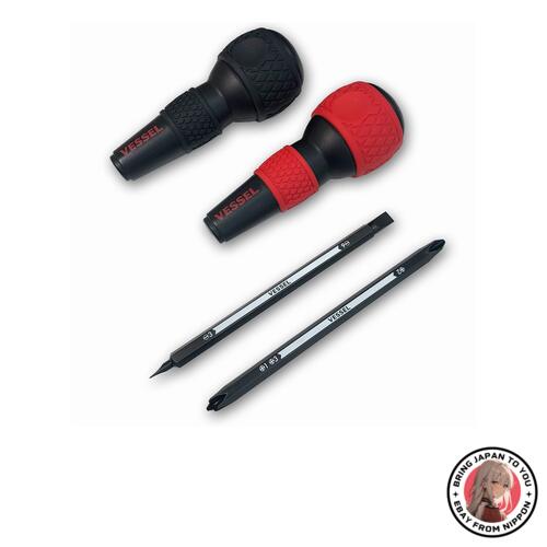 NEW Vessel 220W-B2AC Ball Grip Replacement Screwdriver Set from JAPAN