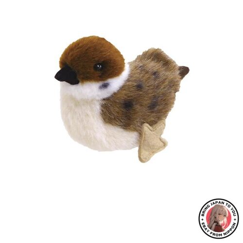 NEW Rikunaka Naka Plush Park Sparrow 180449 12cm from JAPAN